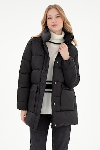 U.s. Polo Assn. Kadın Siyah Kaban 50292747-vr046 Siyah