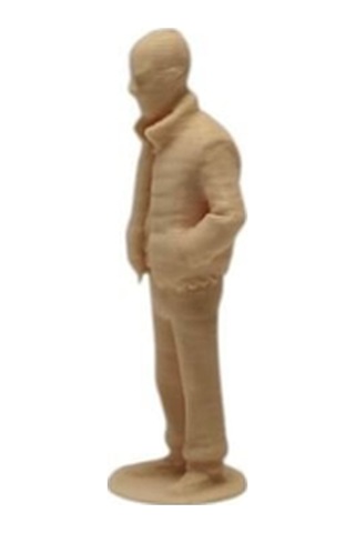 Erkek Ve Kadın 4cm Maket Malzemesi Boyasız