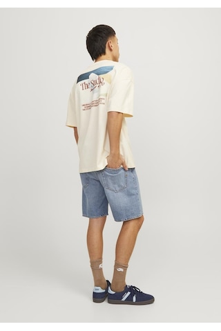 Jack & Jones Erkek Chris 920 Cooper Denim Sort 12252858 Blue Denim