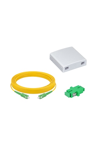 Fiber Modem Taşıma Seti Priz Kutulu Fiber Modem Taşıma Seti Priz Kutulu