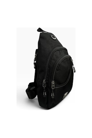 Seventeen Unisex Spor Çok Bölmeli Çapraz Askılı Body Bag Siyah-gri