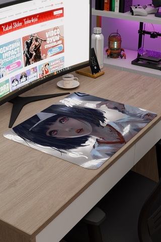 Noragami Kaymaz Dikişli Kauçuk Oyuncu Mousepad V1 - 48x40 Xl Gaming Mouse Pad Fare Altlığı