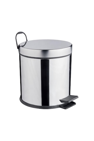 Maxiflow Maxıflow 5 Lt Krom Micro Pedallı Çöp Kovası