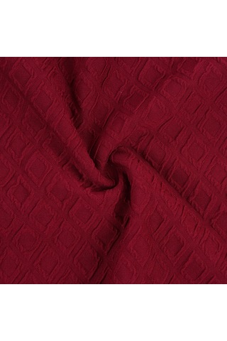 Lemestar Burgundy Yüksek Esnekli Kli Ti Ekli Örgü Sandalye Kılıfı - Ofi S, Restorant, Otel İçin - Yumuşak, Temizlendi Rme Kolay, Renk Kaybı Sız DiğER