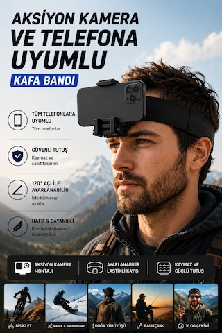 Outfire Cep Telefonu Uyumlu Kafa Bandı Sm5