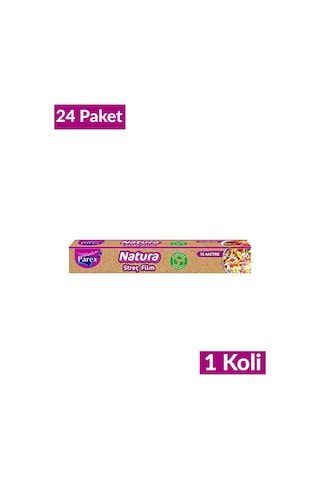 Natura Streç Film 15 Mt 24 Paket 1 Koli