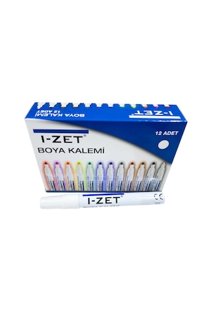 I-zet Paint Marker Kalem Beyaz 12 Adet