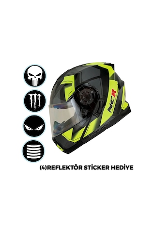 Ncr Icon Çene Açılır Sarı Kask Sarı