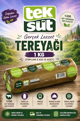 Tereyağ 1 Kg X 5 Adet