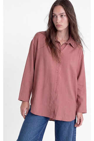 Lcw Modest Pembe Modal Karışımlı Kadın Gömlek Tunik