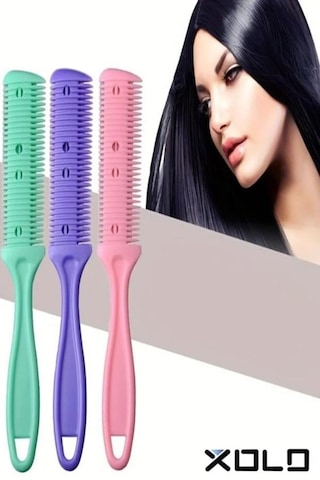 Jiletli Ustura Saç Tarağı Kırık Alma Jiletli Ustura Tarak