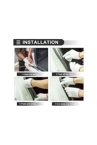 Evrensel Araba Weathersstrip Kapı Hava Sıyırma Kenar Trim Conta Şeridi, 52.5ft, Epdm Kauçuk, Siyah