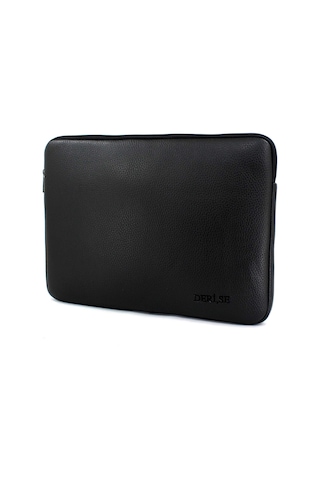 Orta Boy 13 Ve 14 İnç Macbook Kılıf, Notebook Laptop Çantası Siyah
