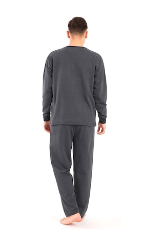 Erkek Kalın Kışlık Cepli Pijama Takımı Tampap D-85 - 445343005