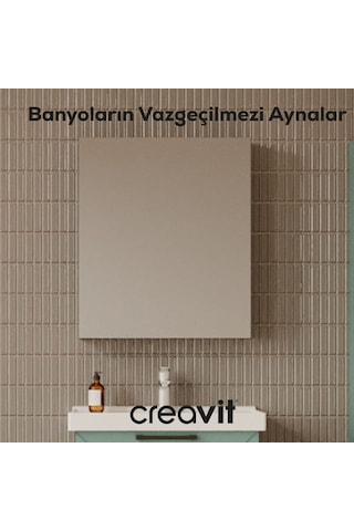 Creavit D20 65 Cm Düz Ayna Cam