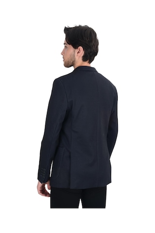 Cengiz İnler Kendinden Desenli Dikişli Kırlangıç Yaka Torba Cepli Slim Fit Erkek Ceket 001