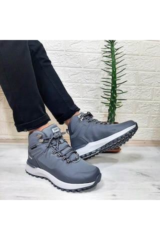 Jump 29652 Gri Renk Waterproof Kaymaz Rahat Erkek Bot 001