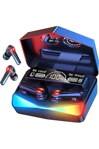 Bukrem Store BUK-M28 Bluetooth 5. 1 Led Görselli Kulak İçi Kulaklık