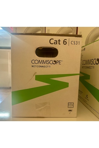 Commscope Cat 6 Halogen Free Utp 23awg Lszh 305 Metre Beyaz Cs31