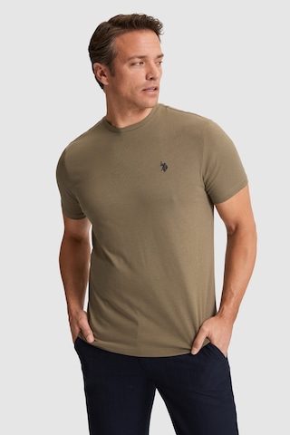 U.S. Polo Assn. U.s. Polo Assn. Erkek Haki Tişört Basic 50322518-vr027