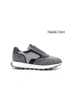 Gönderi(R) Erkek Gri Bağcıklı Hakiki Deri Sneaker Ddma83531860 Gri