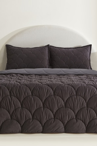 Karaca Home Cowrie Çift Kişiilk Luxury Comfort Set Antrasit