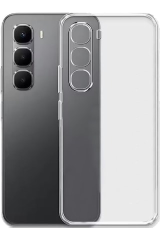 Adige Infinix Hot 60 Pro Plus Kılıf Silikon Şeffaf