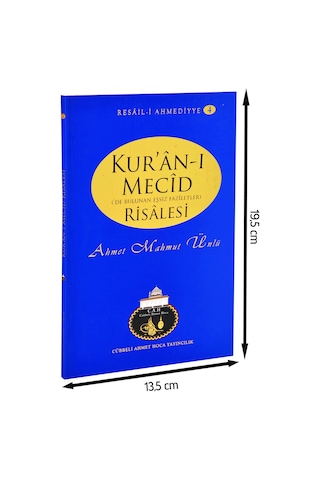 Cübbeli Ahmed Hoca Kur'Anı Mecid Risalesi-1156