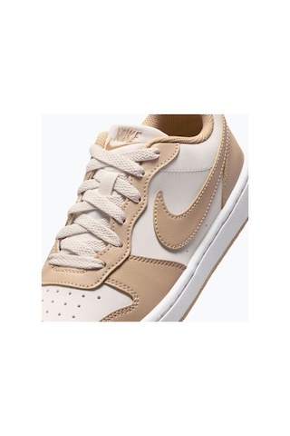 Nike Genç Ayakkabı Court Borough Low 2 Günlük Çocuk Ayakkabısı Sneaker Spor Ayakkabı Bej/beyaz/karamel Bej/beyaz/karamel