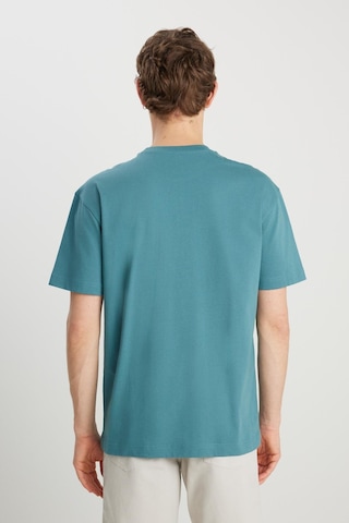 Wrangler Relaxed Fit Small Logo T-shirt Hydro Yeşil-kırmızı