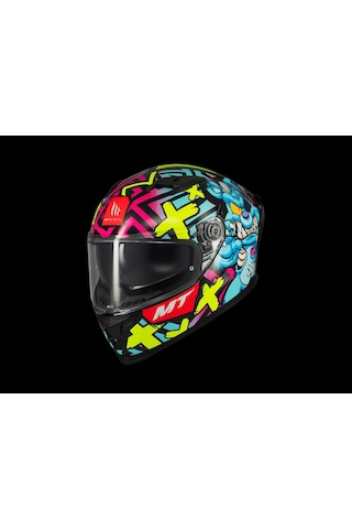 Kask Mt Braker Sv Crazy Teddy B7 Parlak Parlak Mavi