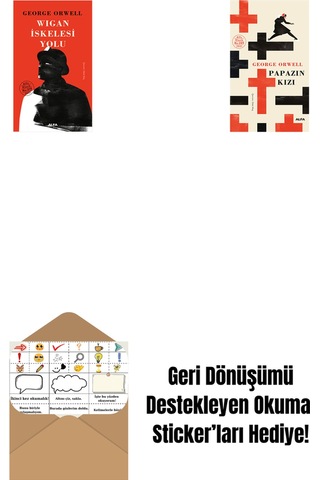 Wigan İskelesi Yolu Ciltli + Papazın Kızı Ciltli + Okuma Sticker'ları