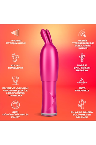 Durex 2'si 1 Arada Vibratör ve Uyarıcı Başlık + Durex Hisset Jel 50 ML