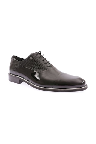Dgn 2536 Erkek Neolit Taban Smokin Ayakkabı 2536-1591-R1645 Siyah