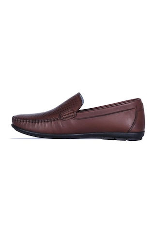 Balayk 023 Lz Deri Erkek Loafer Ayakkabı Kahverengi