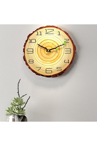 Pazly Suntek Sessiz Sayı Saati Pille Kuvars Inç Geçmeyen Duvar B 12-sayı-b 12 Ll Çok Renkli