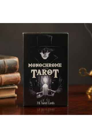 Monochrome Tarot 78 Kart İngilizce Tarot Destesi