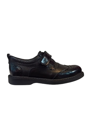 Tiflani Agent's Anatomic Shoes Çocuk Siyah Hakiki Deri Klasik Ayakkabı-siyah