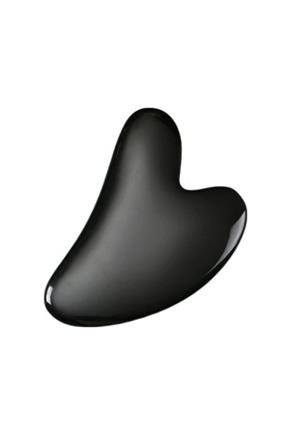 Yifomall Pembe Kalp Şekilli Gua Sha Taşı - 83x53mm Boyutunda Rahatlatıcı Masaj Aleti