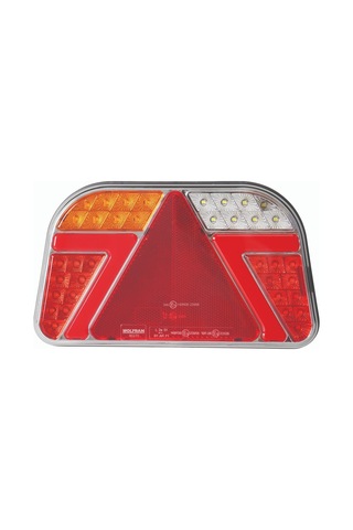 Led 7 Fonksiyonlu Arka Stop Lambası Kırmızı-amber-beyaz 10-30v E9 Belgeli Sol - Wolfram 40270