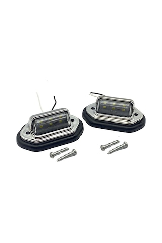Plaka Lambası Ledli Nikel 76 43 Mm