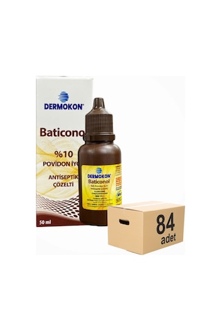 Dermokon Batikon Antiseptik Çözelti 50ml - 84 Adet 1 Koli