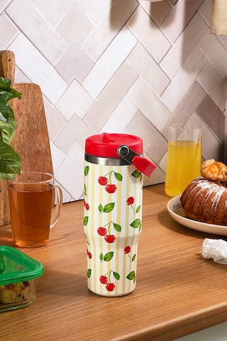 Karaca Strio Çelik Sızdırmaz Termos 900 Ml Kırmızı