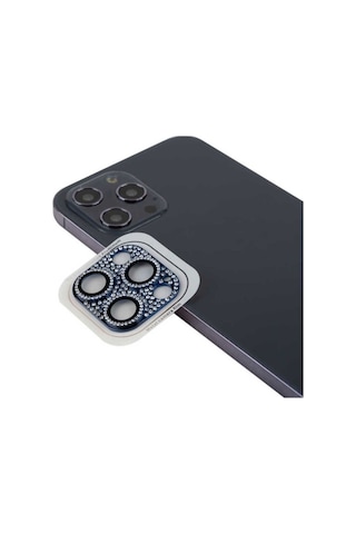 Apple Uyumlu iPhone 13 Pro Max Zore Cl-08 Kamera Lens Koruyucu Mavi