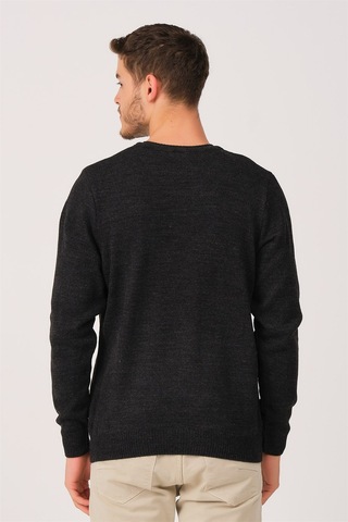 Dewberry V0036 Erkel V Yaka Kazak Antrasit