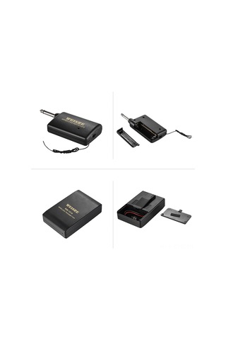 Fosenze Fm Kablosuz Kollu Mikrofon Sistemi - 20m Mesafe, Yüksek Hassasiyet, Konferans/söyleşi İçin Pil Dahil Değil