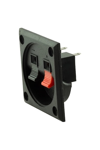 Bass Kabin Terminali 5.5cm X 5.5cm - Kare Subwoofer Kabin Terminali - Kabin Ses Portu