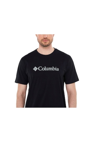 Columbia CSC M Basic Logo Brushed Erkek Kısa Kollu T-Shirt CS0287 Siyah