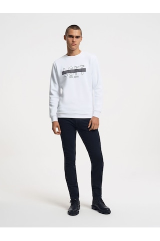 LOFT Regular Fit Erkek Sweatshirt Lf2034937 Q1.v1 Beyaz