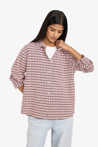 Defacto Oversıze Kareli Flanel Gömlek G7760ax26spbr169 Bordo-br169
